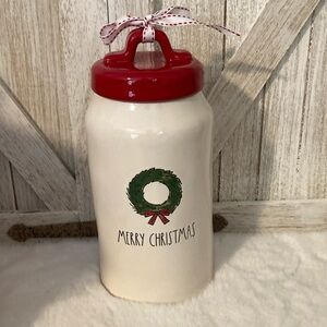 Rae Dunn Merry Christmas Canister